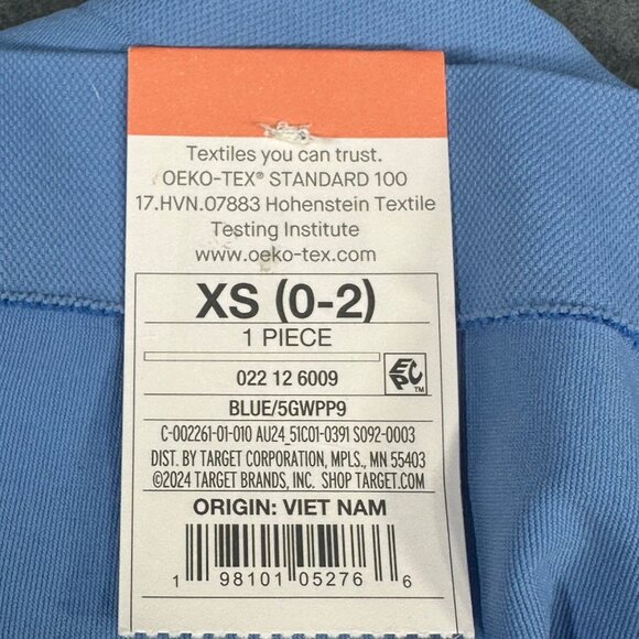 Auden Womens Size XS 0-2 Panty Thong Seamless Oeko-Tex Blue New With Tags - Picture 4 of 8